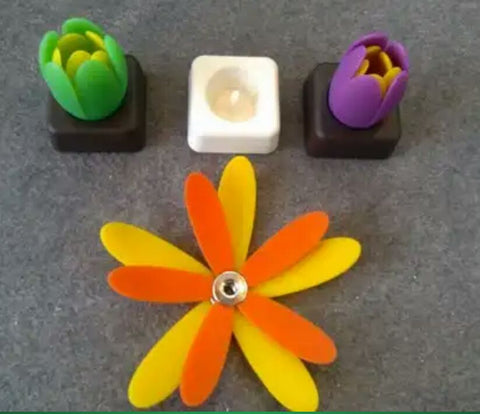 Silicone Pot holder set - orange/yellow