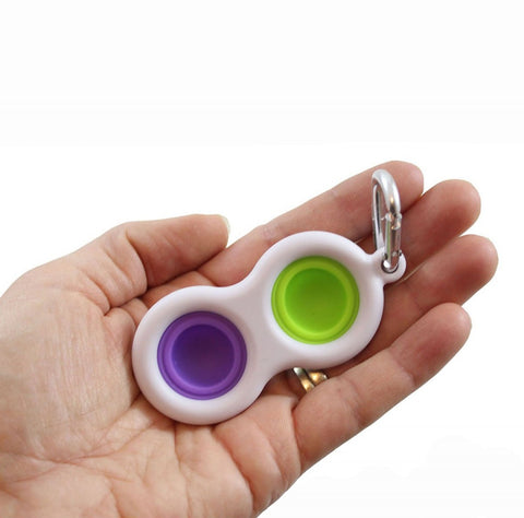 Mini Simple Dimple Fidget Toy Purple - Green